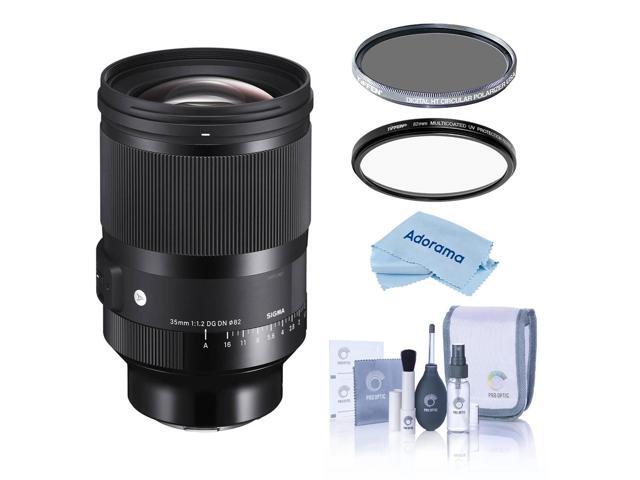 Sigma 35mm f/1.2 DG DN ART Lens for Leica L-Mount -With Hoya UV / CPL Filter Kit