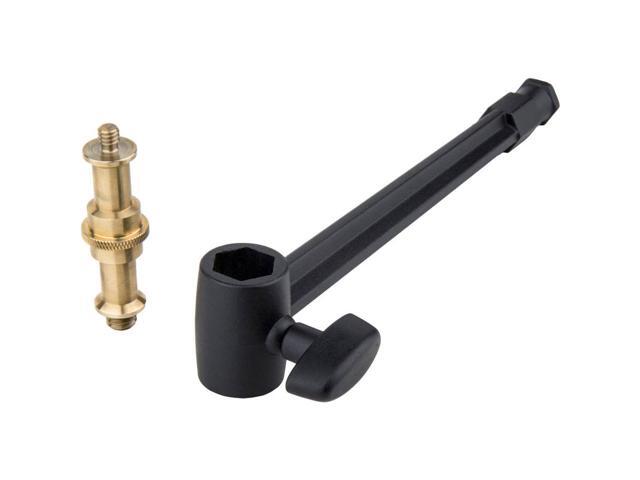 Kupo 6' Extension Arm with Universal Adapter Spigot for Super Convi Clamp or Viser Clamp, Black