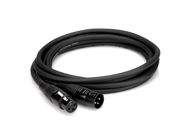 Hosa Technology 2x Professional 10 Ft. Rean XLR3F to XLR3M, 20 AWG x 2 OFC, 90% OFC Braid, Microphone Cable