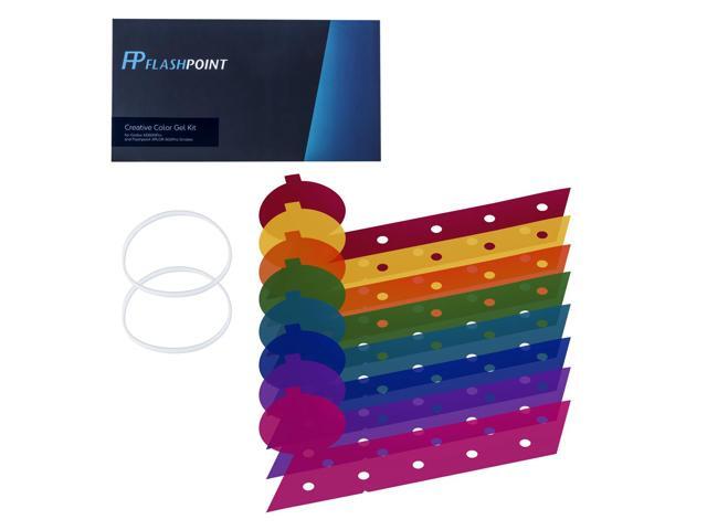 Flashpoint Creative Color Gel Kit Compatible with Godox AD600Pro and Flashpoint XPLOR600 Pro Monolights