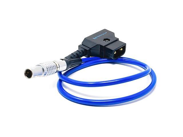 Kondor Blue D-Tap to LEMO 2-Pin 0B Male Power Cable for Teradek Z Cam