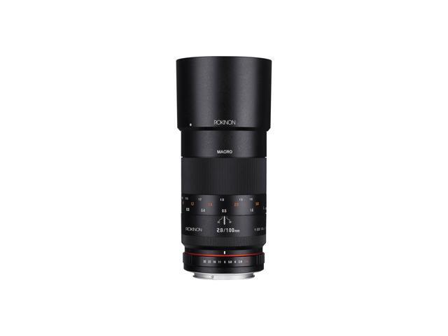 Rokinon 100mm F2.8 Full Frame Macro Lens for Canon EF Mount Camera #100M-C