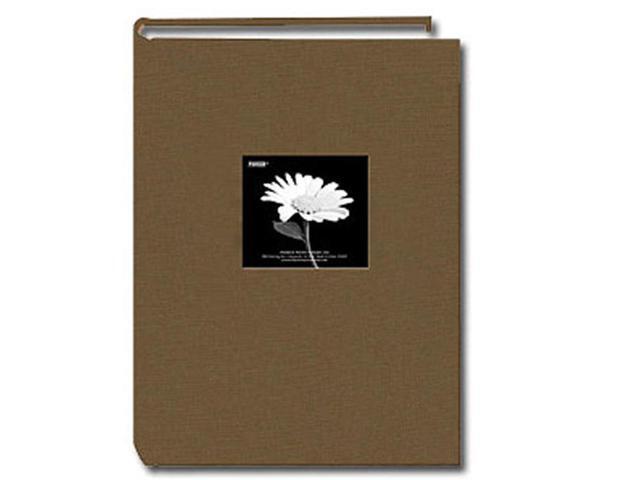 fabric frame cover photo album 300 pockets hold 4x6 photos, warm mocha