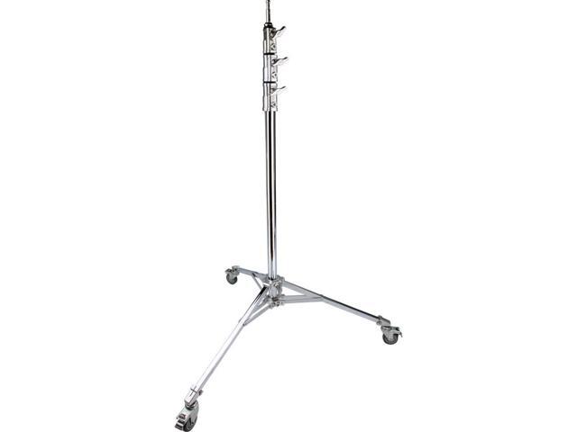 Kupo 4-Section High Baby Roller Stand with Casters, 13.8', Chrome