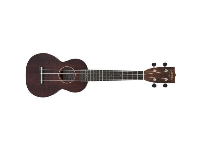Gretsch G9100-L Soprano Long-Neck Ukulele with Gig Bag, Vintage Mahogany Stain