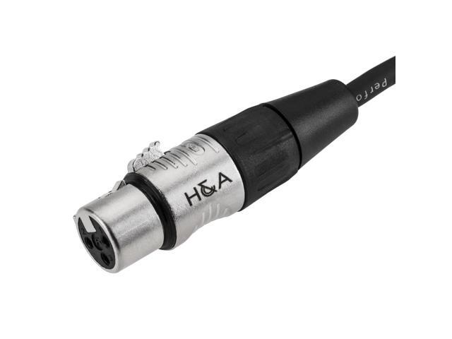 H & A Elite Pro 1/4' TRS M to XLR F Professional Interconnect Cable, 25' #TRSXMF25