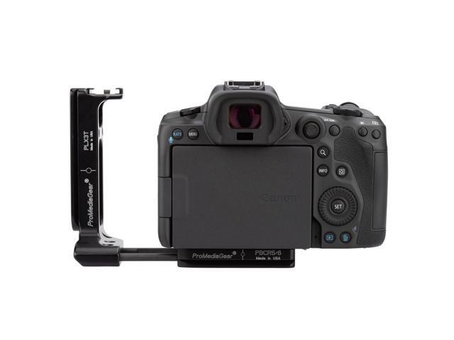 ProMediaGear PLCR56 L-Bracket Plate with QD Strap Port for Canon EOS R5 and R6