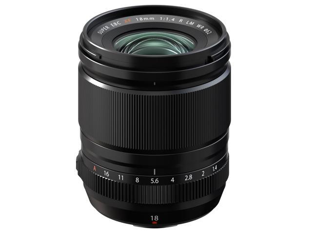 Fujifilm XF 18mm f/1.4 R LM WR Prime Lens, Bundle with 62mm Digital Essentials Filter Kit and 15x15' Lens Wrap