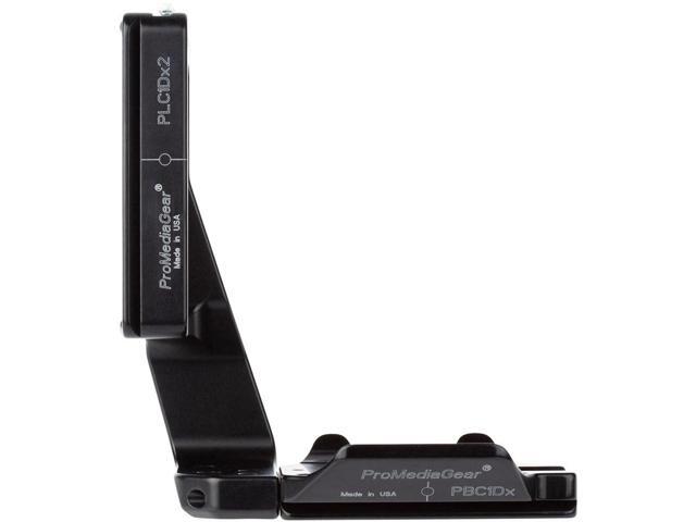 ProMediaGear PLC1Dx3 L-Bracket Plate with QD Strap Port for Canon 1Dx Mark III DSLR Camera
