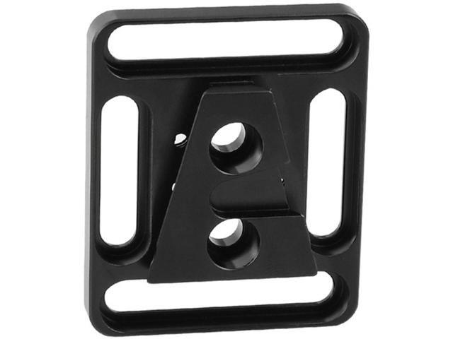 CAMVATE Quick Release Male V-Lock Wedge Mount + Base Plate with 1/4'-20 Mounting Points and Grooves