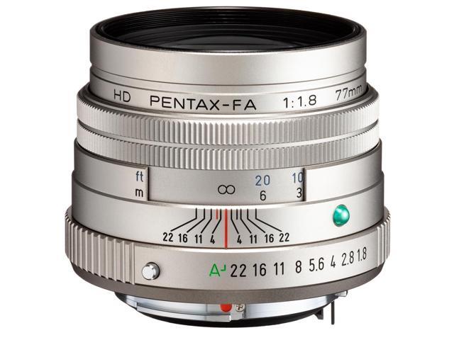 Pentax HD 77mmF1.8 Limited Silver Limited Medium telephoto Prime Lens, High-Performance HD Coating, Round Diaphragm (27890)
