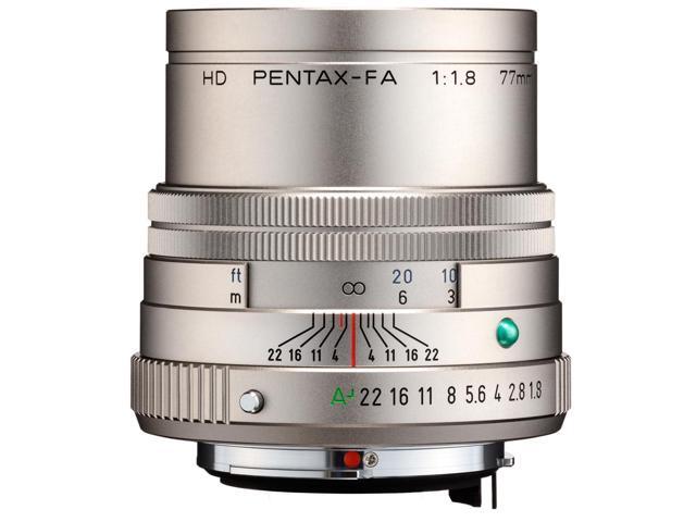 Pentax HD 77mmF1.8 Limited Silver Limited Medium telephoto Prime Lens, High-Performance HD Coating, Round Diaphragm (27890)