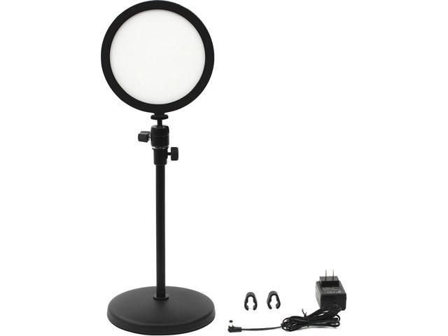 Ikan Homestream Video Kit #4 with 2x Desktop Lights, Pull-Up Green Screen & Podcast Microphone