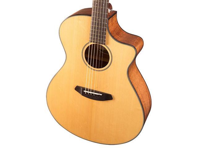 Breedlove Discovery Concerto Sunburst CE Sitka Acoustic Electric Guitar,Mahogany