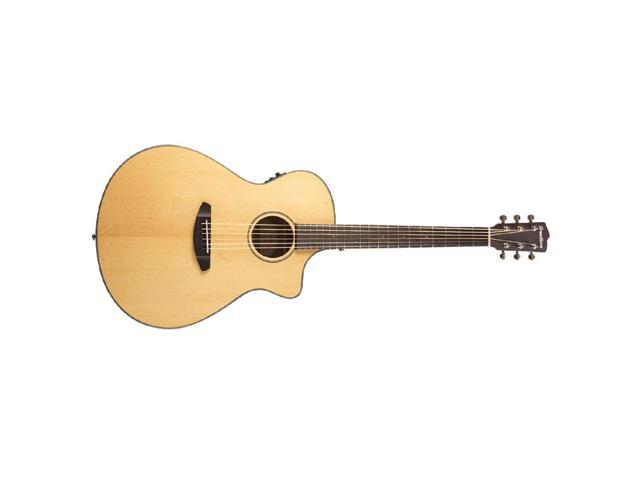 Breedlove Discovery Concerto Sunburst CE Sitka Acoustic Electric Guitar,Mahogany