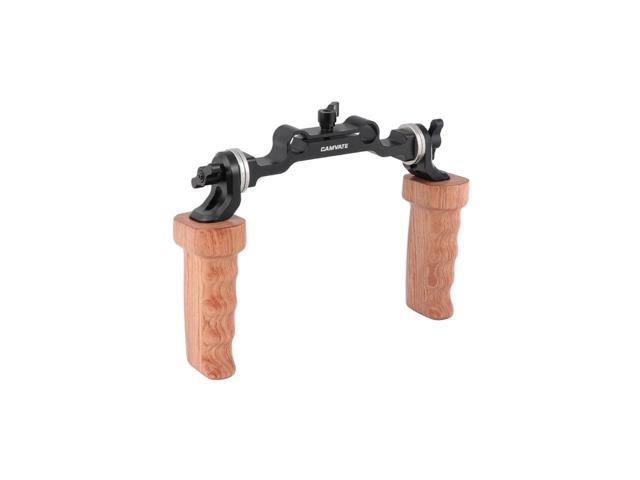 Photos - Other photo accessories Camvate Dual ARRI Rosette Wooden Handgrip with 15mm Railblock #C2422 C2422 