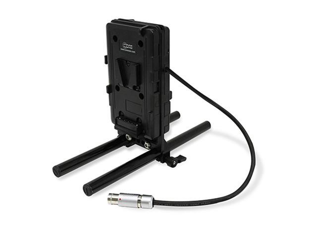 Core SWX 15mm Rail Mount Cheese Plate with Sharkfin V-Mount Battery Plate and 18' Arri Fischer 2-Pin Cable for Arri Cameras