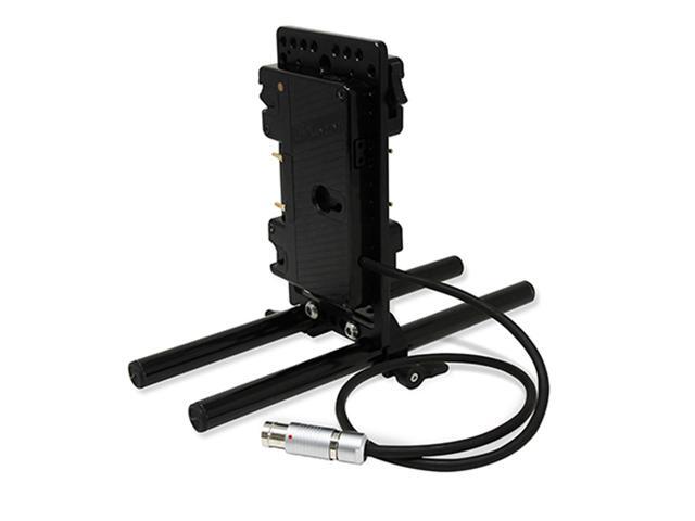 Core SWX 15mm Rail Mount Cheese Plate with Sharkfin 3-Stud Battery Plate and 18' Arri Fischer 2-Pin Cable for Arri Cameras