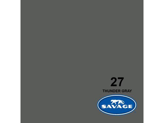Savage Widetone Seamless Background Paper, 86'x18', Thunder Gray, #27