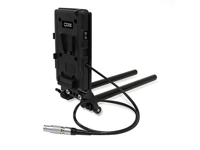 Core SWX 15mm Rail Mount Cheese Plate with V-Mount Battery Plate and 10' 2-Pin Coil Cable for RED Komodo