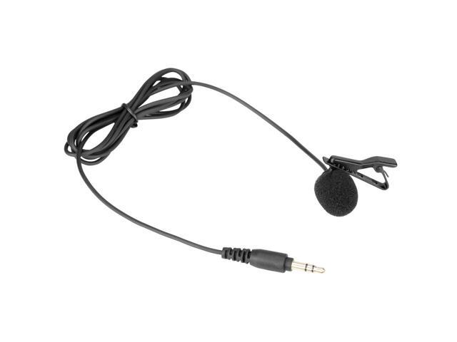 Saramonic SR-M1 Omnidirectional Electret Condenser Lavalier Microphone with 3.5mm Connector Cable for Wireless Systems