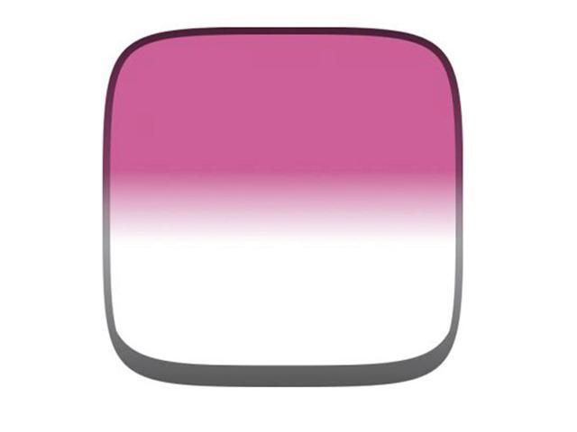 Cokin Z670 P1 - Graduated Fluorescent Pink Filter - Hard Edge, 1-Stop, Z-Series