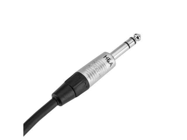 H & A Elite Pro 1/4' TRS M to XLR F Professional Interconnect Cable, 3' #TRSX-MF-3