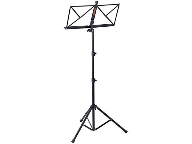 Ortega Guitars Portable Music Stand, 22 to 50' Height, Black #OMS-1BK