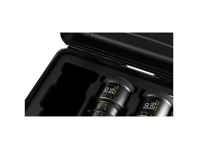 DZOFILM Pictor 20-55mm and 50-125mm T2.8 Super35 Parfocal Cine Lens Bundle for PL Mount and Canon EF, Black