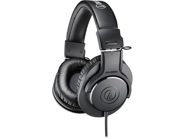 Audio-Technica 10 Pack ATH-M20x Pro Monitor Headphones, 96dB, 15-20kHz, Black