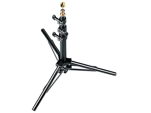 Manfrotto 156BLB 4-Feet Aluminum Mini Kit Stand with 015 Top (Black)