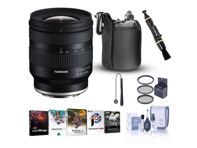 Tamron 11-20mm f/2.8 Di III-A RXD Lens for Sony E, Bundle with ProOptic 67mm Filter Kit, PC Software Kit, Cleaning Kit, Lens Cap Tether, Lens...