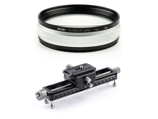 NiSi Close Up Lens Kit NC 77mm with 67 & 72mm Adapters with Macro Focus Rail