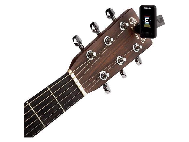 D'Addario Eclipse Chromatic Headstock Clip-On Tuner, Black