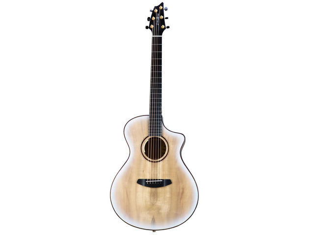 Breedlove Oregon Concert CE Myrtlewood LTD Acoustic-Guitar, White Sand Gloss