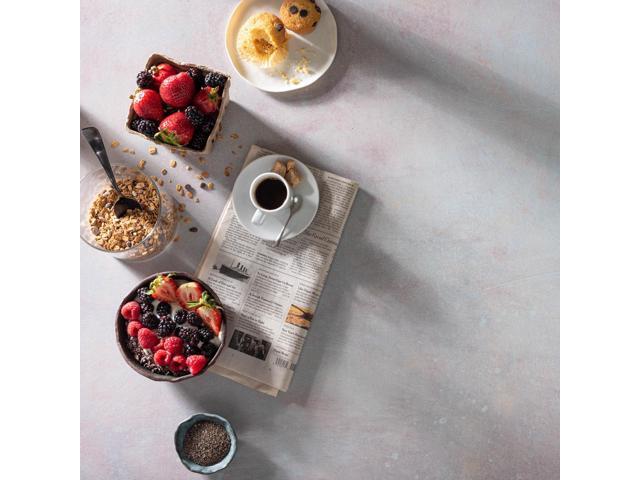 V-FLAT WORLD Duo Board - Double Sided Backdrop Board Surface Food & Product Photography - Legs Included Made in USA (24 x 24 inches, RosØ...