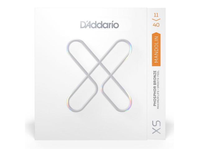 D'Addario Phosphor Bronze Mandolin Strings, 11-40 Gauge, Set of 8 Strings