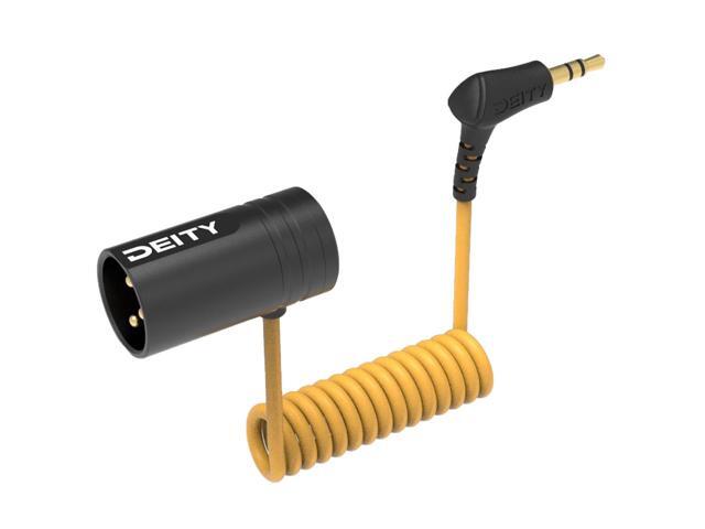 Deity Microphones V-Link- 48v to 3V 12' Coiled TRS Cable to XLR Adapter