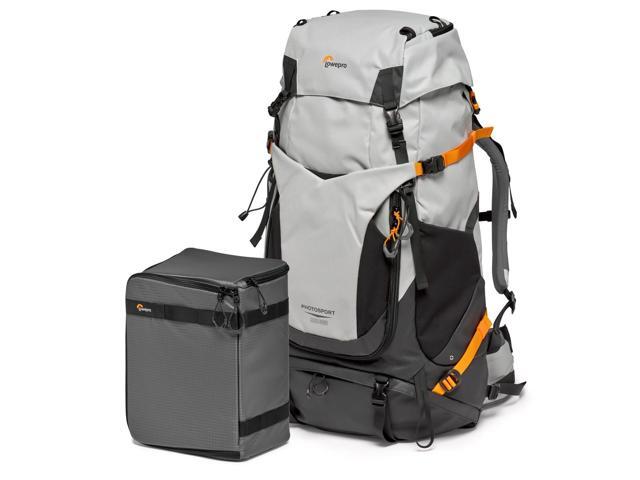Lowepro PhotoSport PRO BP 55L, Backpack for Reflex and Mirrorless Cameras, Front and Rear Access, Removable Camera Insert, Accessory Straps, Size:...