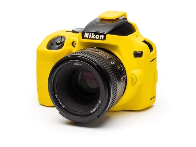 easyCover Silicone Camera Protection Cover for Nikon D3500, Yellow