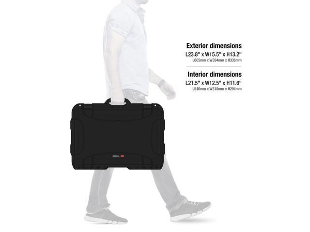 Nanuk Wheeled Series 938 Waterproof Hard Case with Foam Insert, Black