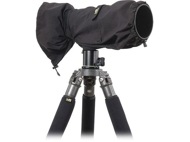 LensCoat Raincoat Rain Cover Sleeve Protection for Camera and Lens, Large (Black) RS LCRSLBK