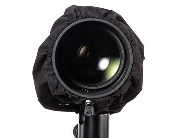 LensCoat Raincoat Rain Cover Sleeve Protection for Camera and Lens, Large (Black) RS LCRSLBK