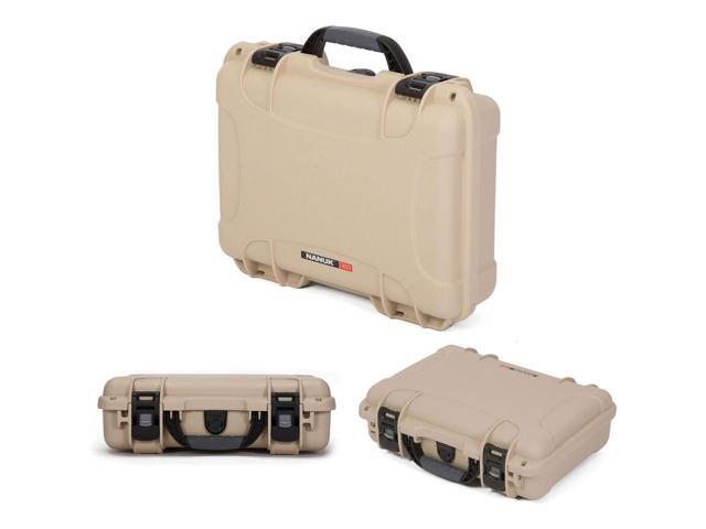 Nanuk 910 Waterproof Hard Case with Foam Insert for DJI Mini SE Fly More Kit, Tan