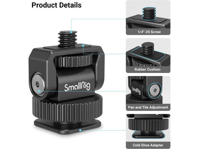 SmallRig Mini Cold Shoe to 1/4'-20 Screw Adapter