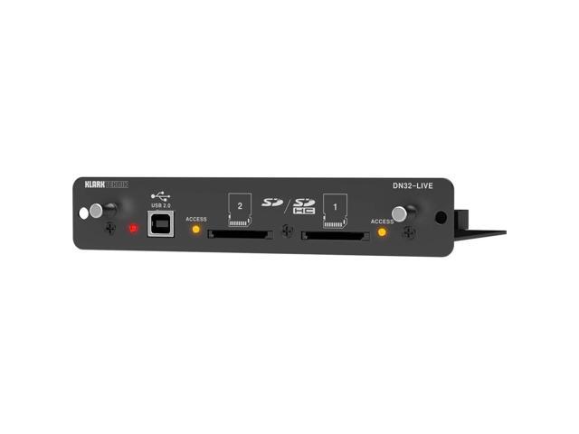 Klark Teknik DN32-LIVE SD/SDHC and USB 2.0 Expansion Module for M32/X32 Mixers
