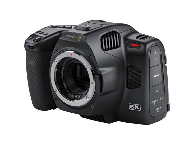 Blackmagic Design Pocket Cinema Camera 6K Pro Bundle with 128GB SD Card, Shoulder Bag, Charger, Extra Battery, Screen Protector, Cleaning Kit