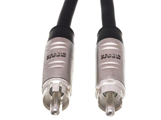 Hosa 15' Pro Unbalanced Interconnect, REAN RCA Male to Rean RCA Male #HRR-015