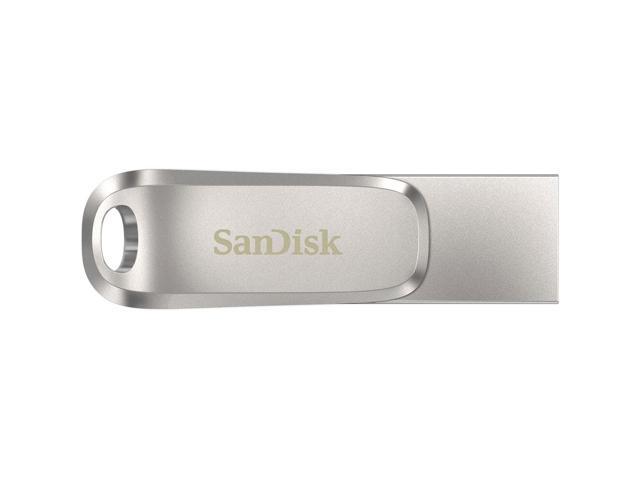 SanDisk - Ultra Dual Drive Luxe 128GB USB 3.1, USB Type-C Flash Drive - Silver - image 9