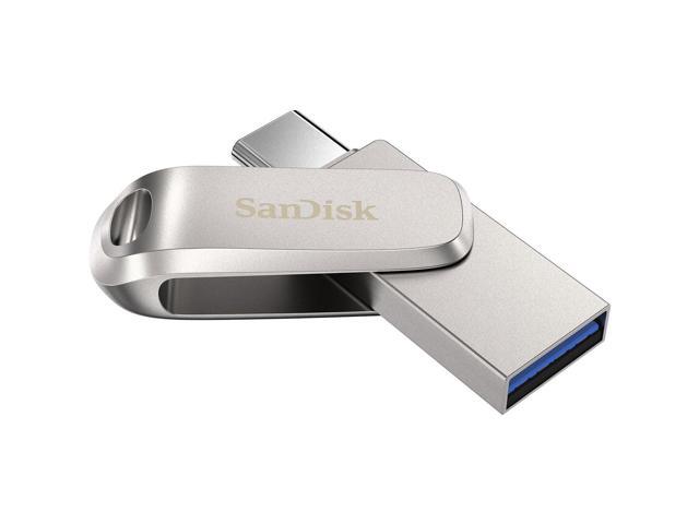 SanDisk - Ultra Dual Drive Luxe 128GB USB 3.1, USB Type-C Flash Drive - Silver - image 7